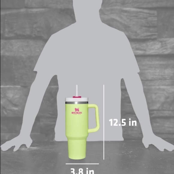 Stanley Travel quencher 40oz in new release Citron mix 🍋💕 NWT - Picture 5 of 7